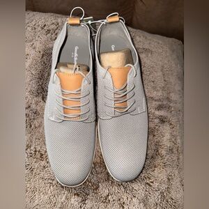 Goodfellow & Co Light Gray Sneakers with Brown Accent